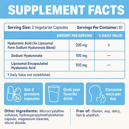 HydraPeak™ Liposomal Hyaluronic Acid